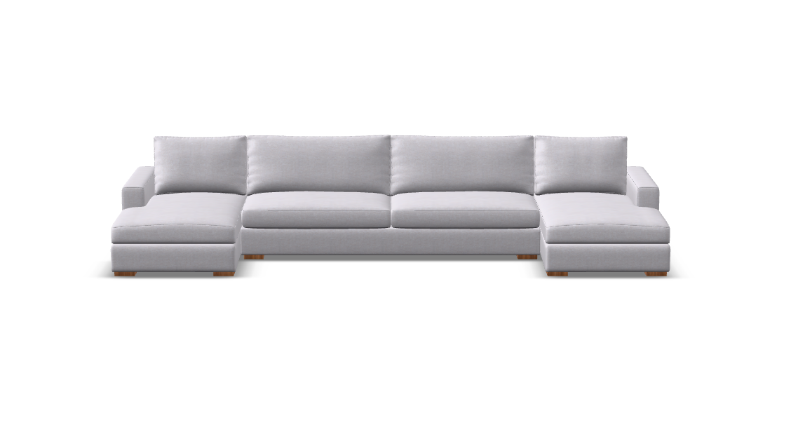 Gretchen Express Ship 179" Dual Chaise Sectional