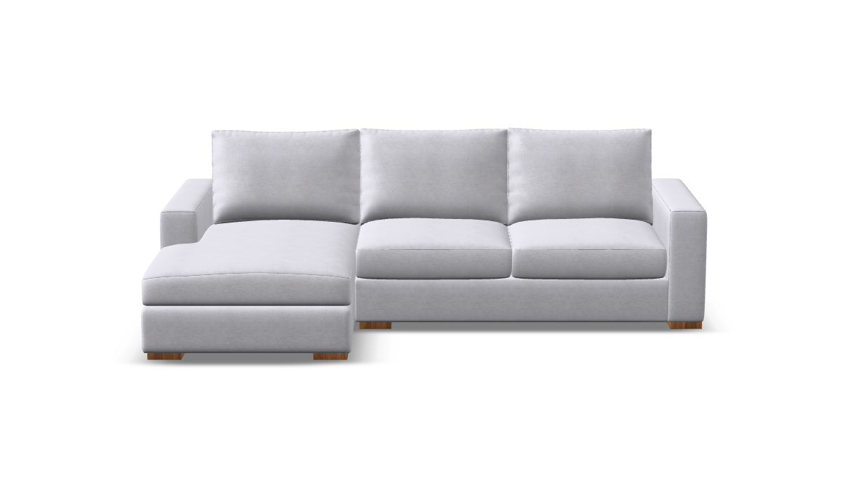 Gretchen Quick Ship 111" Wide Track Arm Sofa + Chaise