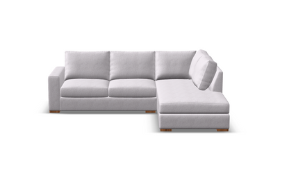 Gretchen Express Ship 112" Wide Track Arm Sofa + Bumper Chaise