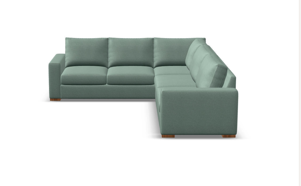 Gretchen Quick Ship 121" x 107" 5 Cushion Wide Track Arm Sectional