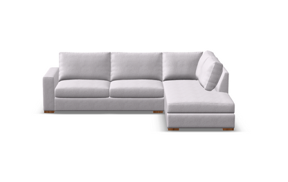 Gretchen Express Ship 122" Wide Track Arm Sofa + Bumper Chaise