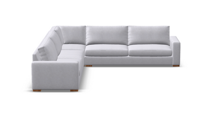 Gretchen Quick Ship 135" x 135" 5 Cushion Wide Track Arm Sectional