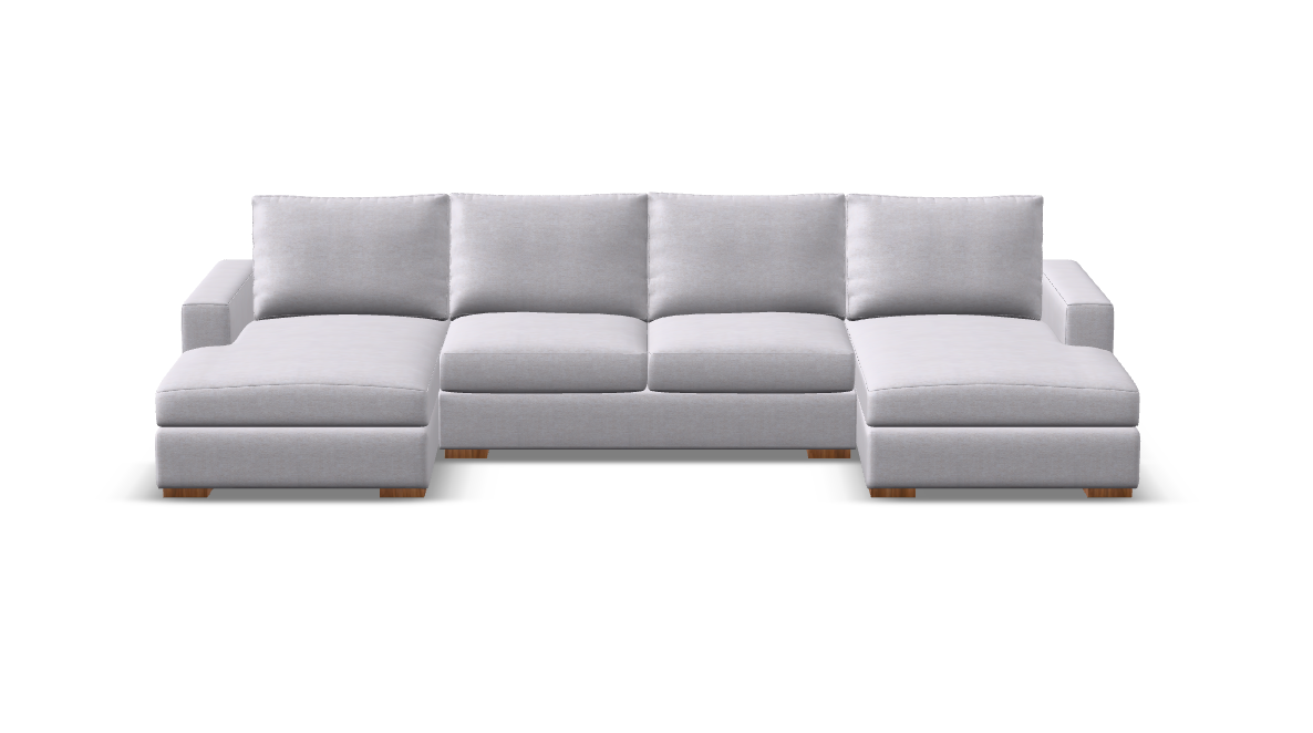 Gretchen Express Ship 144" Dual Chaise Sectional