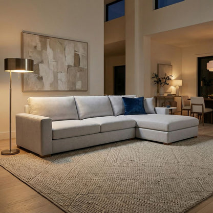 Gretchen Express Ship 147" Wide Track Arm Sofa + Chaise