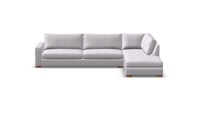 Gretchen Express Ship 148" Wide Track Arm Sofa + Bumper Chaise