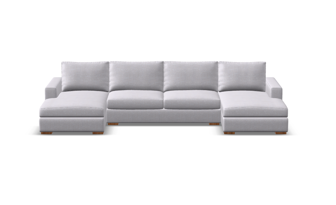 Gretchen Express Ship 153" Dual Chaise Sectional