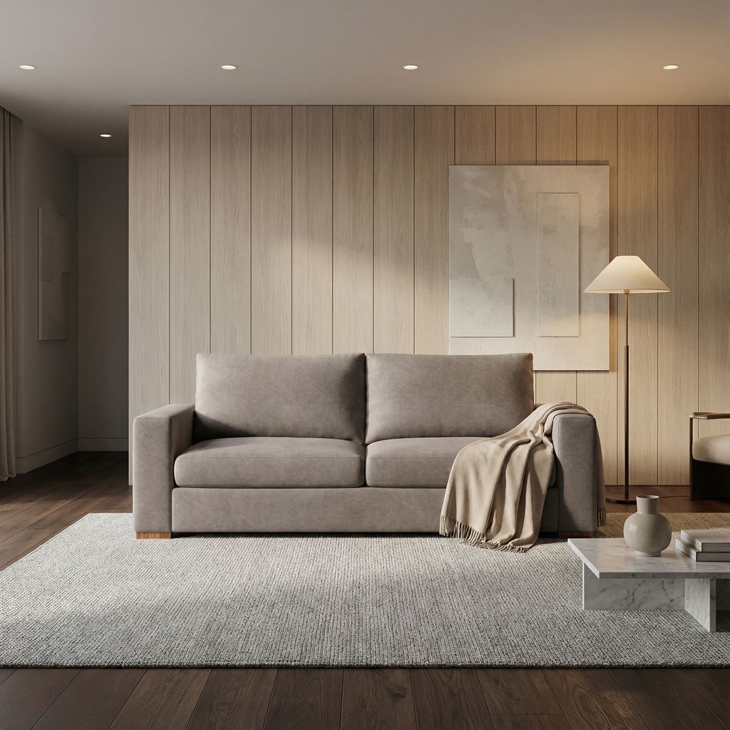 Gretchen Quick Ship 89" 2 Cushion Wide Track Arm Sofa