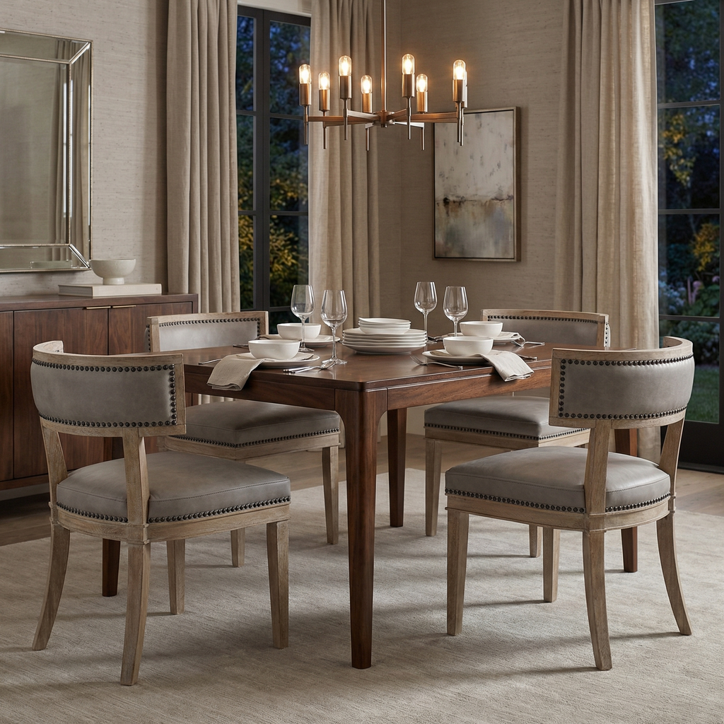 Gwendolyn 24" Dining Chair - Light Grey