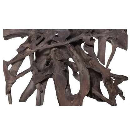 Mannie 61" Teak Console Table - Gray Teak