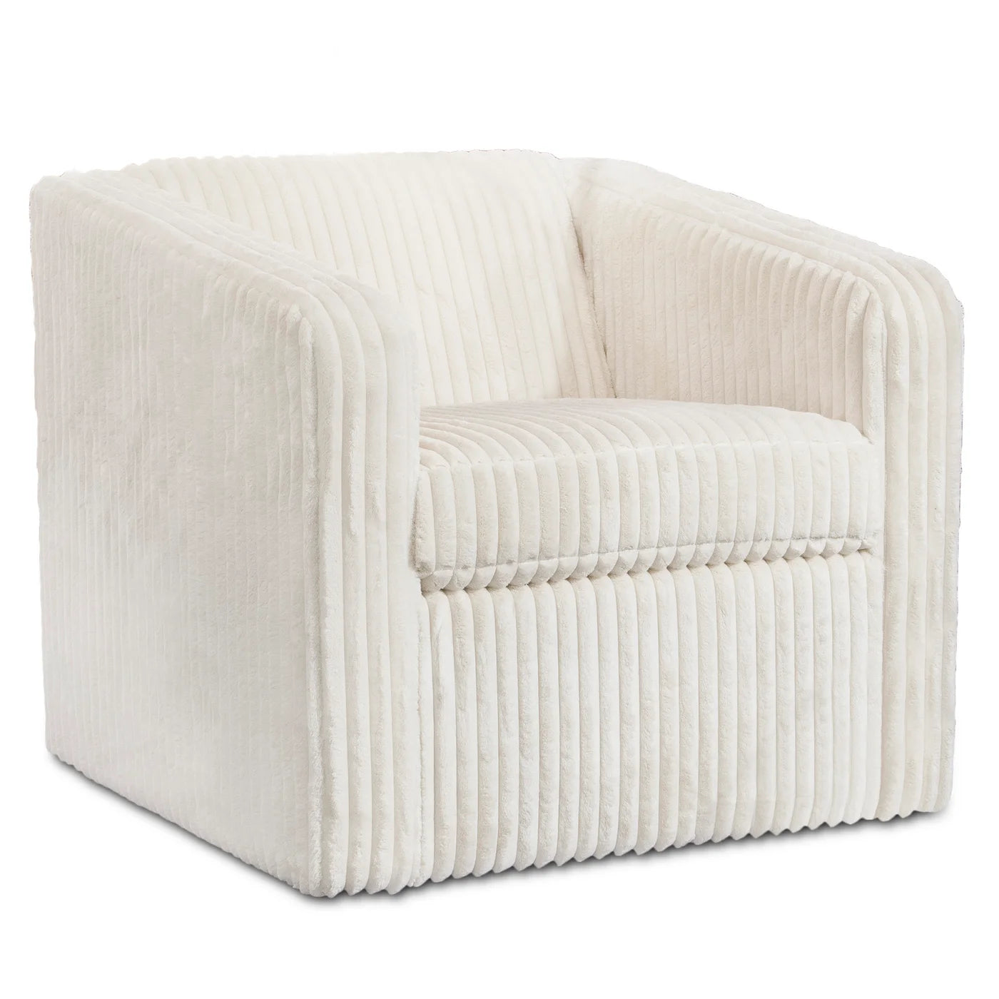 Holland 32" Swivel Chair - Ivory