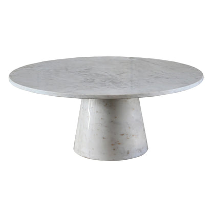 Cassandra 32" Round Coffee Table - Marble