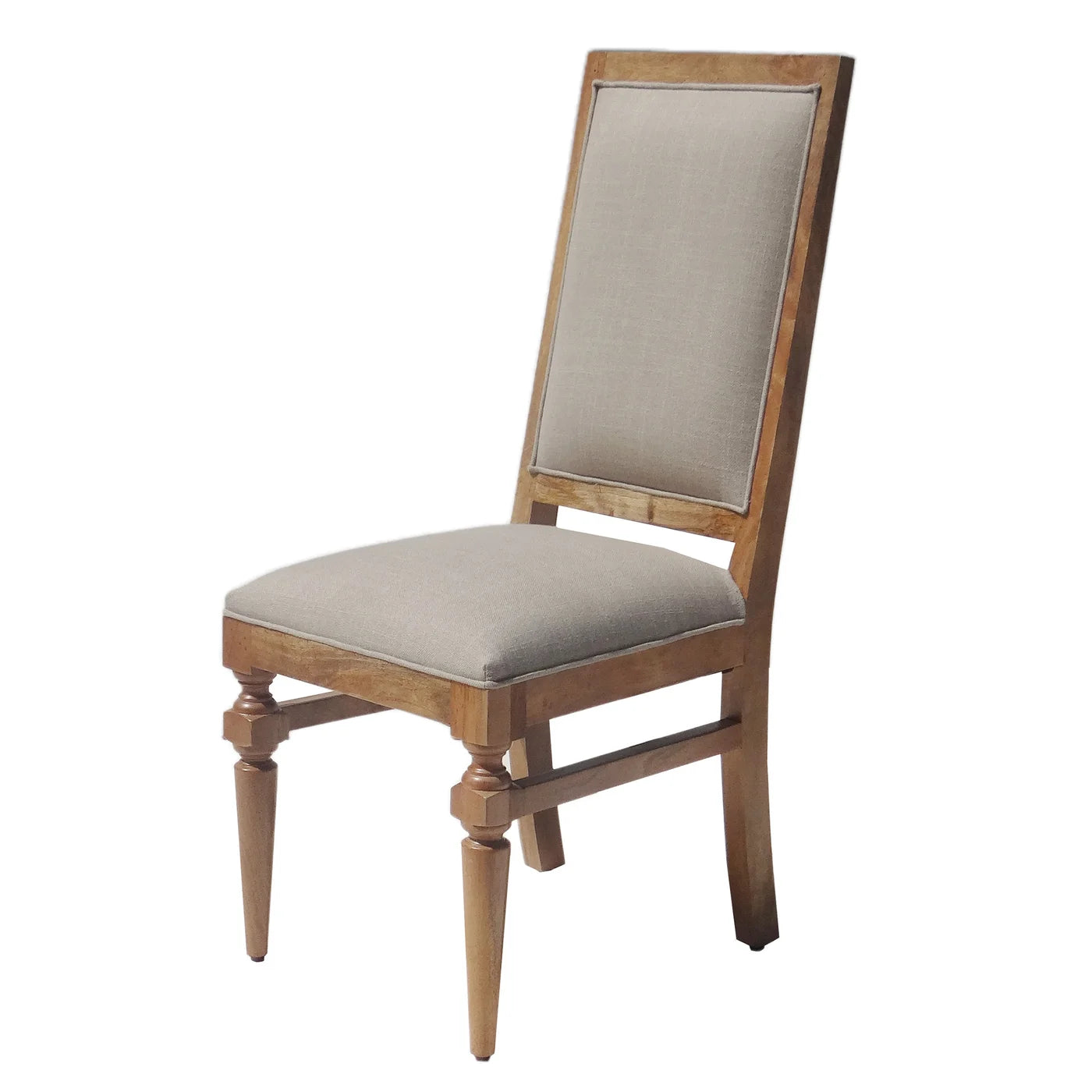 Regis 18" Dining Chair - Natural + Linen