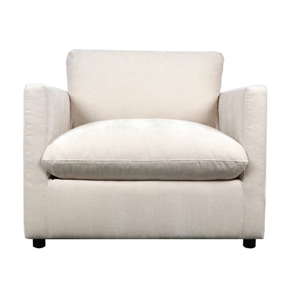 Anton 38" Occasional Chair - Ivory Linen