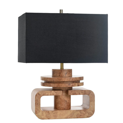 Junia Table Lamp - Natural Burl