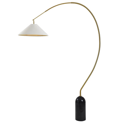 Solstice 82" Brass Floor Lamp