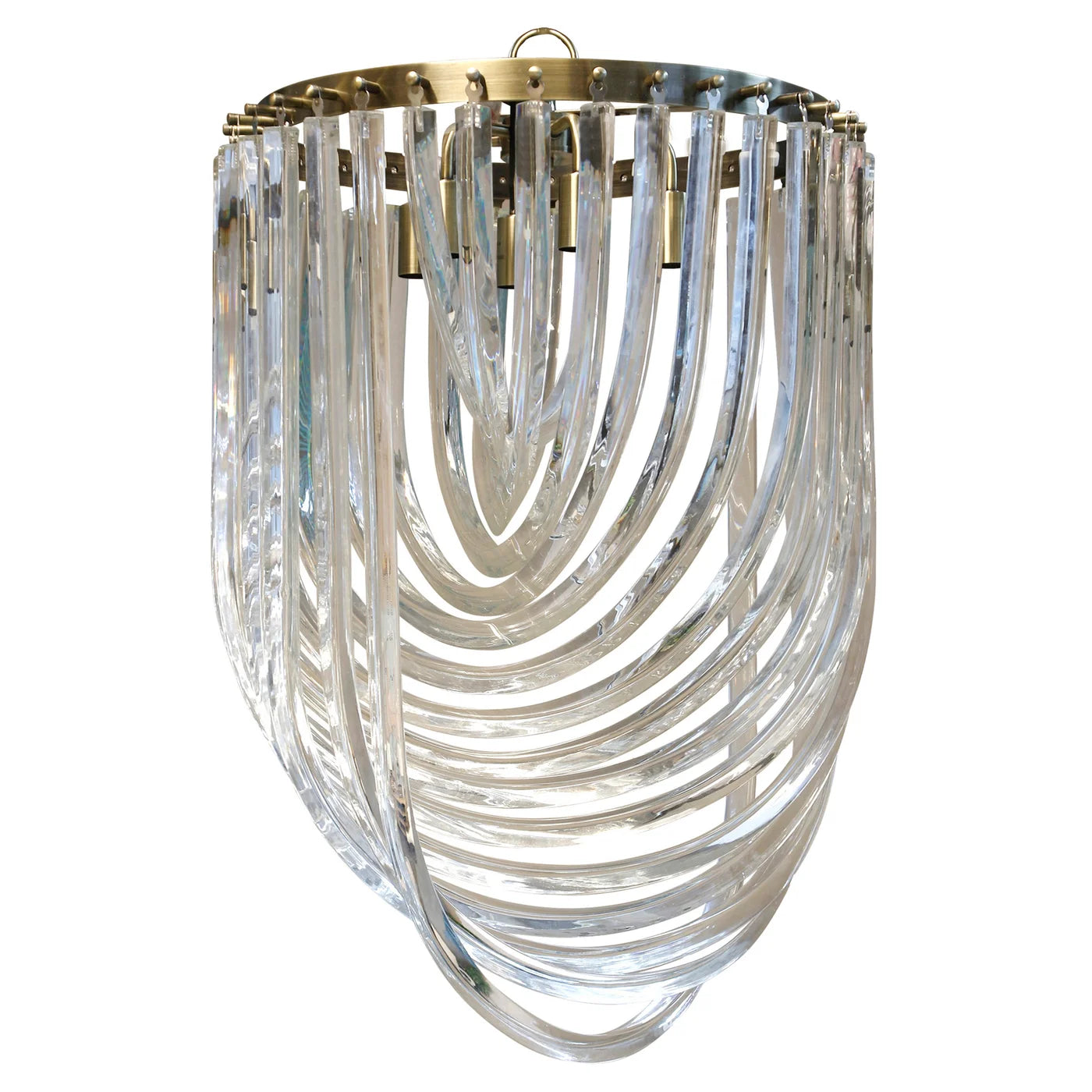 Kendall 30" Clear Crystal Medium Chandelier