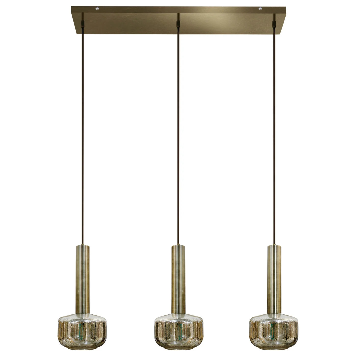 Paisley Mercury Glass Globes Chandelier