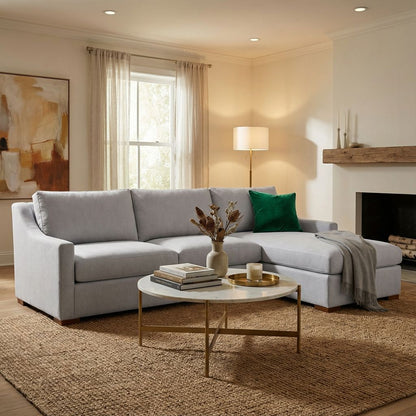 Hannah Express Ship 117" 2 Cushion Sofa + Chaise