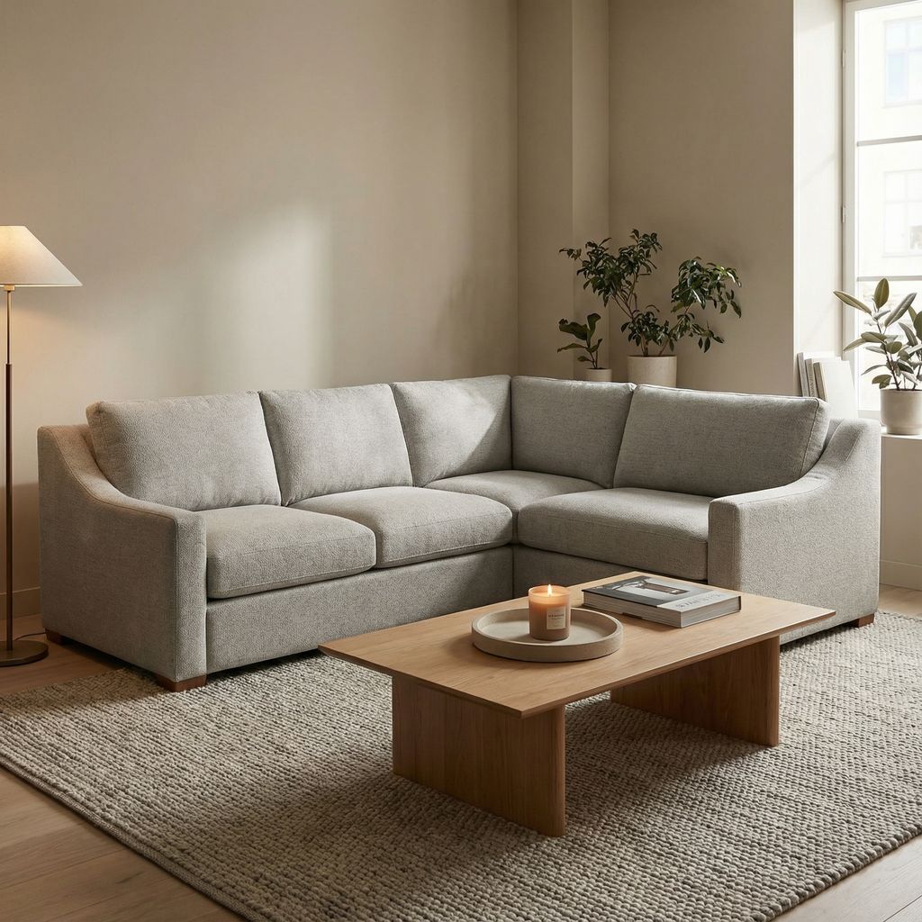 Hannah Express Ship 133 X 91" 5 Cushion Sectional