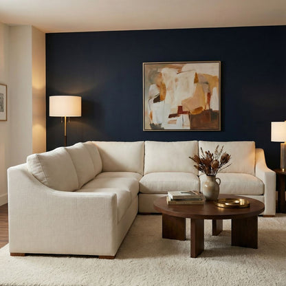 Hannah Express Ship 133" X 105" 5 Cushion Sectional