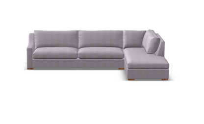 Hannah Express Ship 146" 2 Cushion Sofa + Bumper Chaise