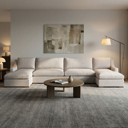 Hannah Express Ship 175" Dual Chaise Sectional