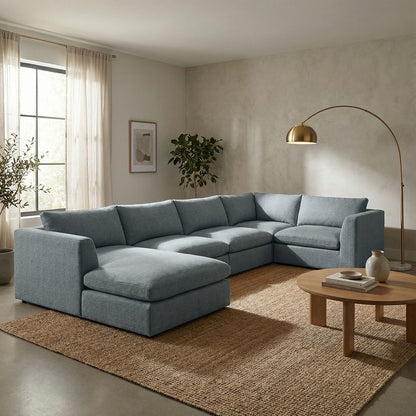 Harlow Express Ship 176" x 90" Modular Sectional+ Chaise