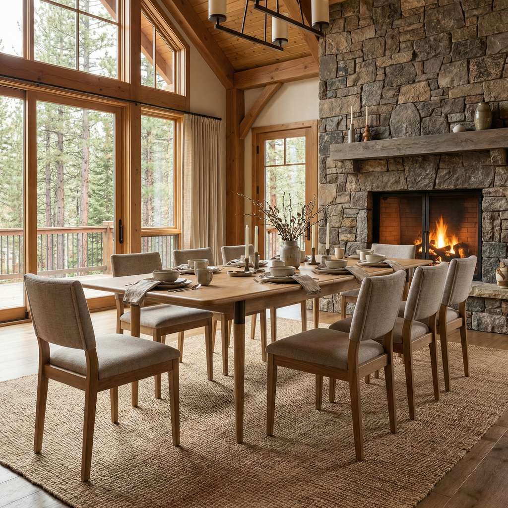 Hartford 84" - 104" Extension Dining Table - Fawn Oak