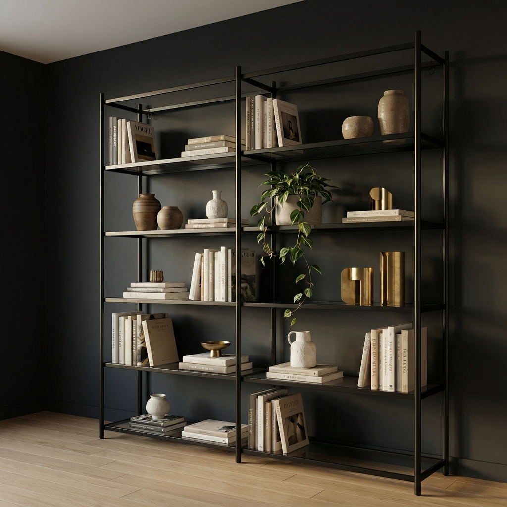 Henry 72" Bookshelf-Black