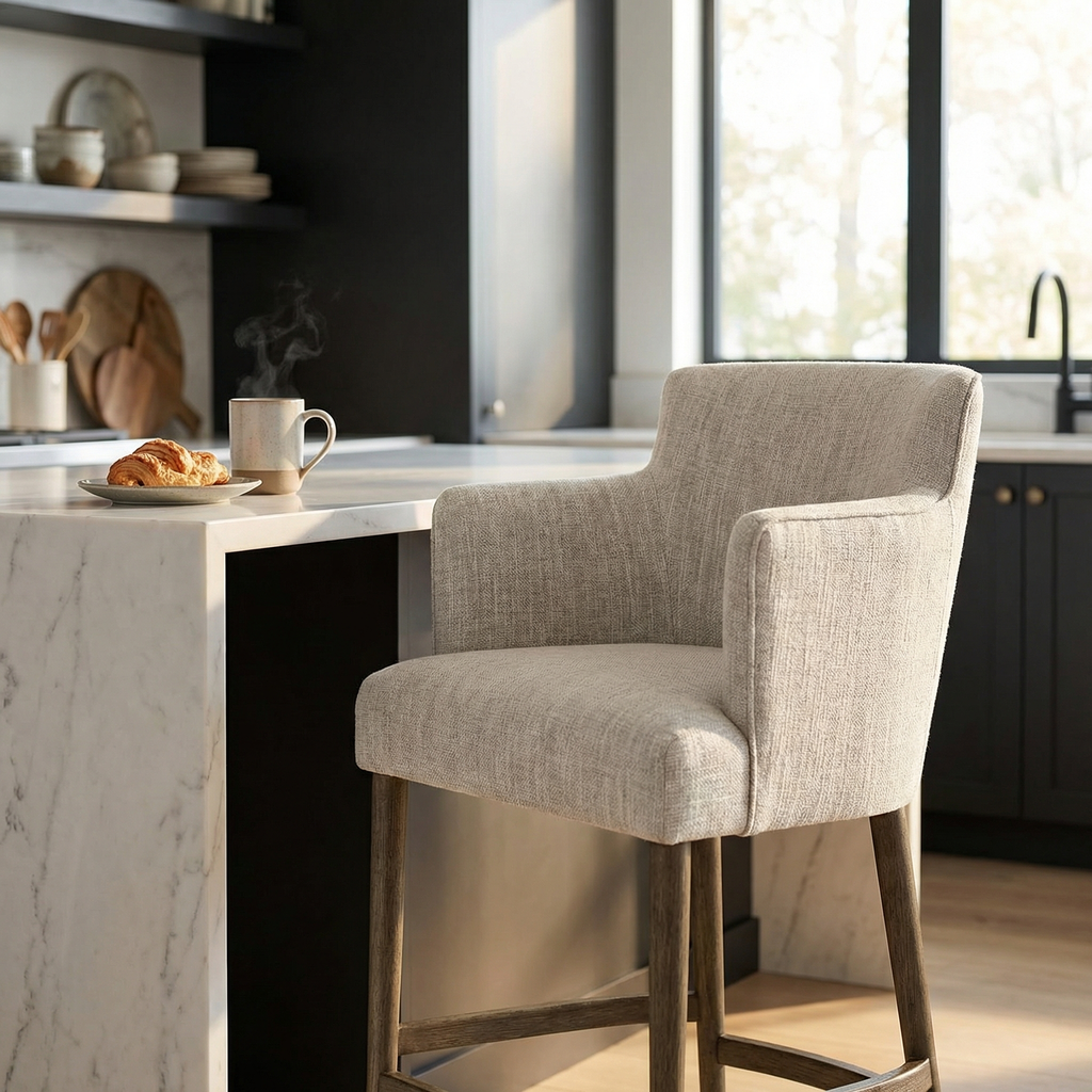 Hollis Barstool - Sand + Oak