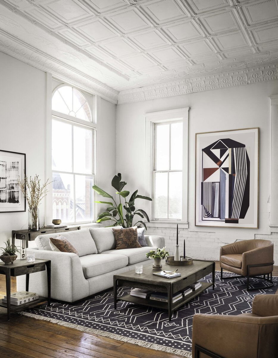 Valerie 23" 1 Drawer Square End Table - Aged Brown