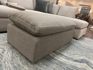 Harlow 48" Express Ship Ottoman - Performance Taupe Pebble