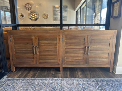 Thane 76" Mahogany 4 Door Sideboard - Straw Wash