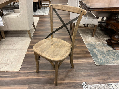 Salem X-Back Dining Chair - Distressed Natural