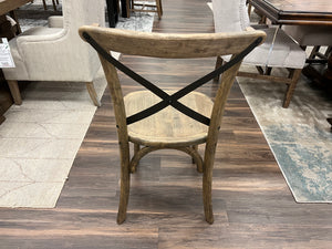 Salem X-Back Dining Chair - Distressed Natural