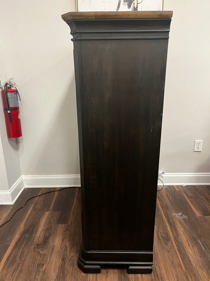 Lewis 42" Mahogany 5 Drawer Chest - Cocoa