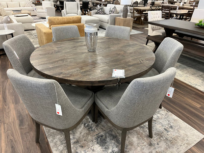 Sardis 60" Round Dining Table - Carbon