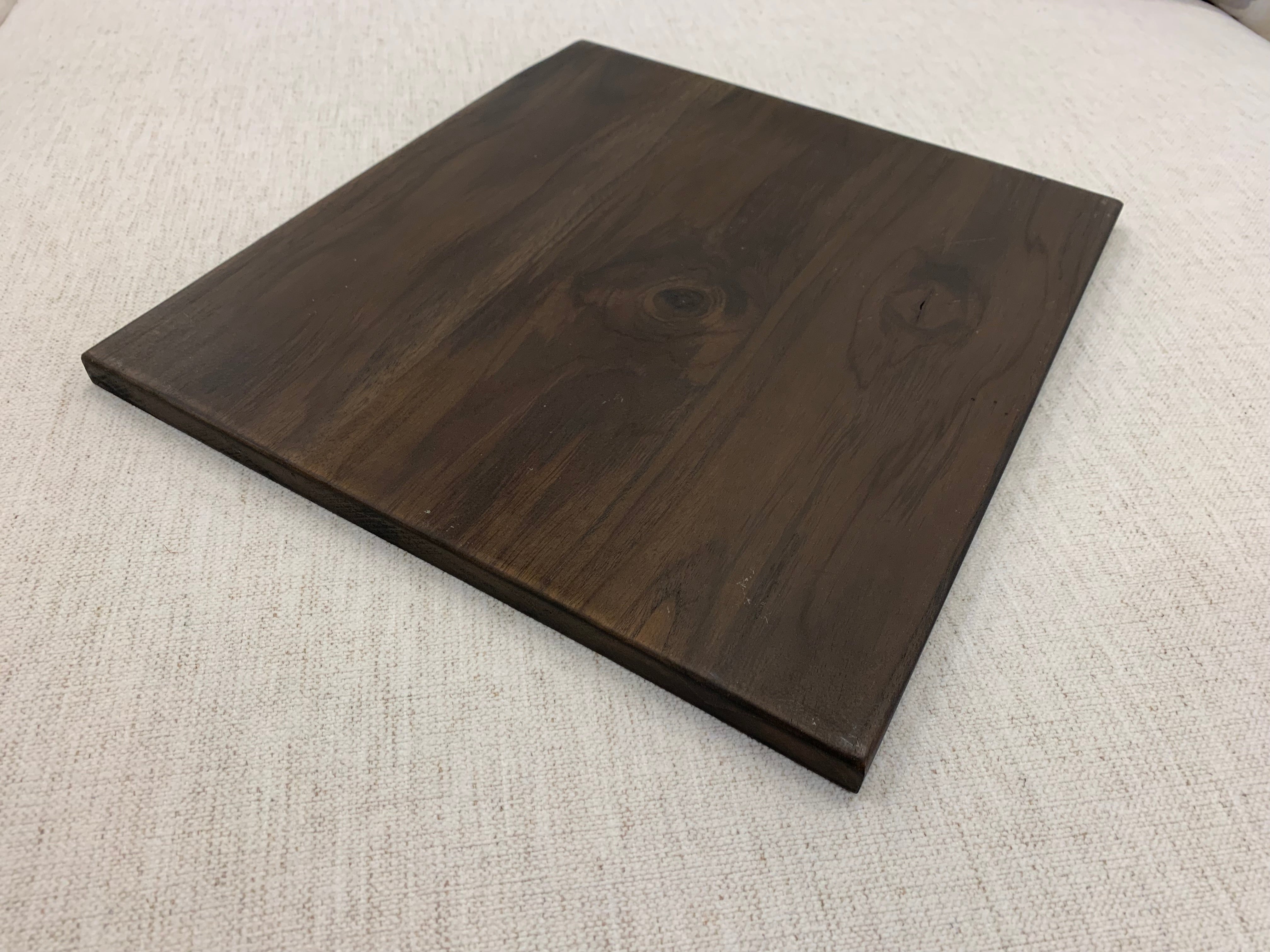 Bartholomew 96" Teak Live Edge Dining Table - Natural + Black