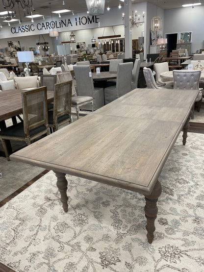 Salem 82" - 102" Extension Dining Table - Coastal Gray