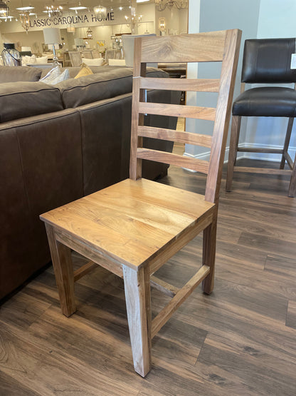 Scratch 'N Dent Malcolm Acacia Ladderback Dining Chair - Natural