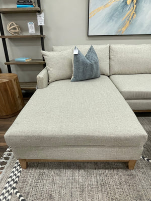 Garth 120" 3 Cushion Sofa + LAF Chaise - Crypton Mirage