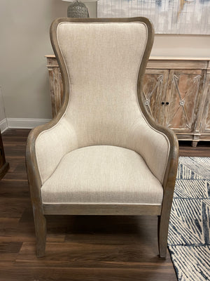 Clarksdale Arm Chair - French Linen + Driftwood