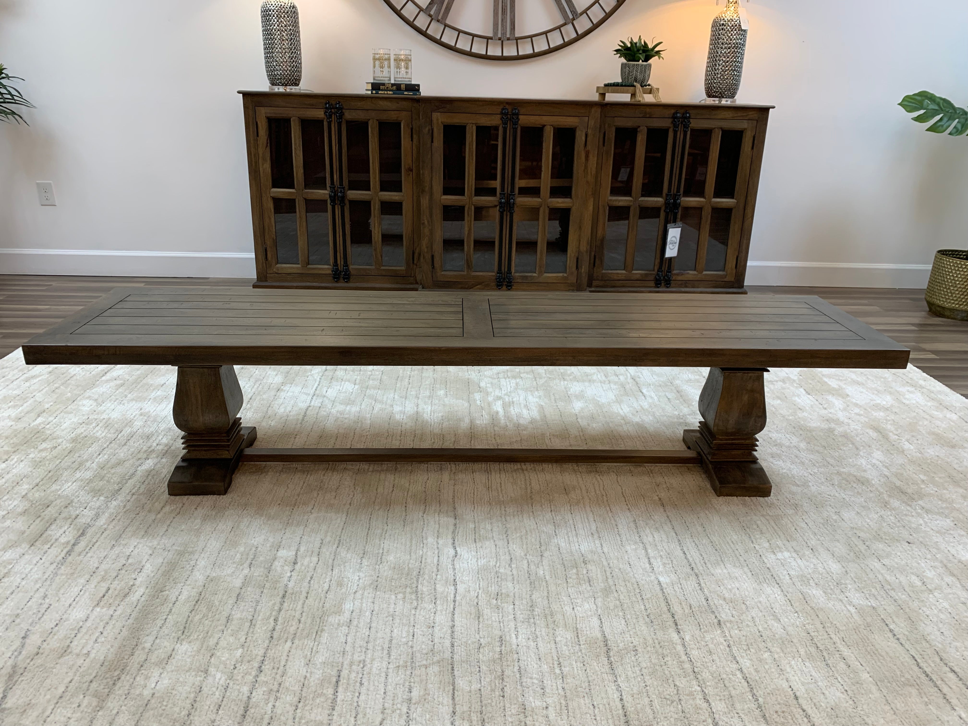 Matthew 84" Dining Bench - Distressed Natural
