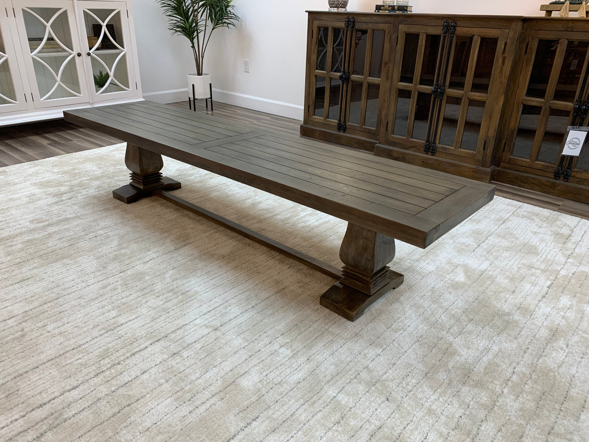 Matthew 84" Dining Bench - Distressed Natural