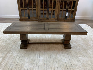 Matthew 60" Dining Bench - Distressed Natural