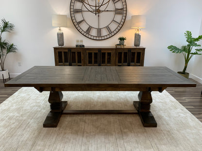 Matthew 84" - 102" Extension Dining Table - Distressed Natural