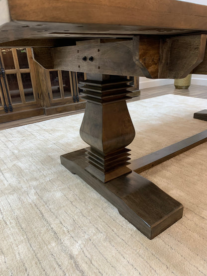 Matthew 84" - 102" Extension Dining Table - Distressed Natural