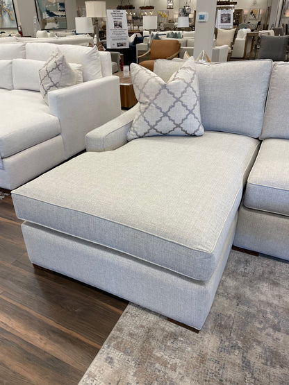 Hannah Express Ship 166" x 91" Sectional w/LAF Chaise - Crypton Quicksilver