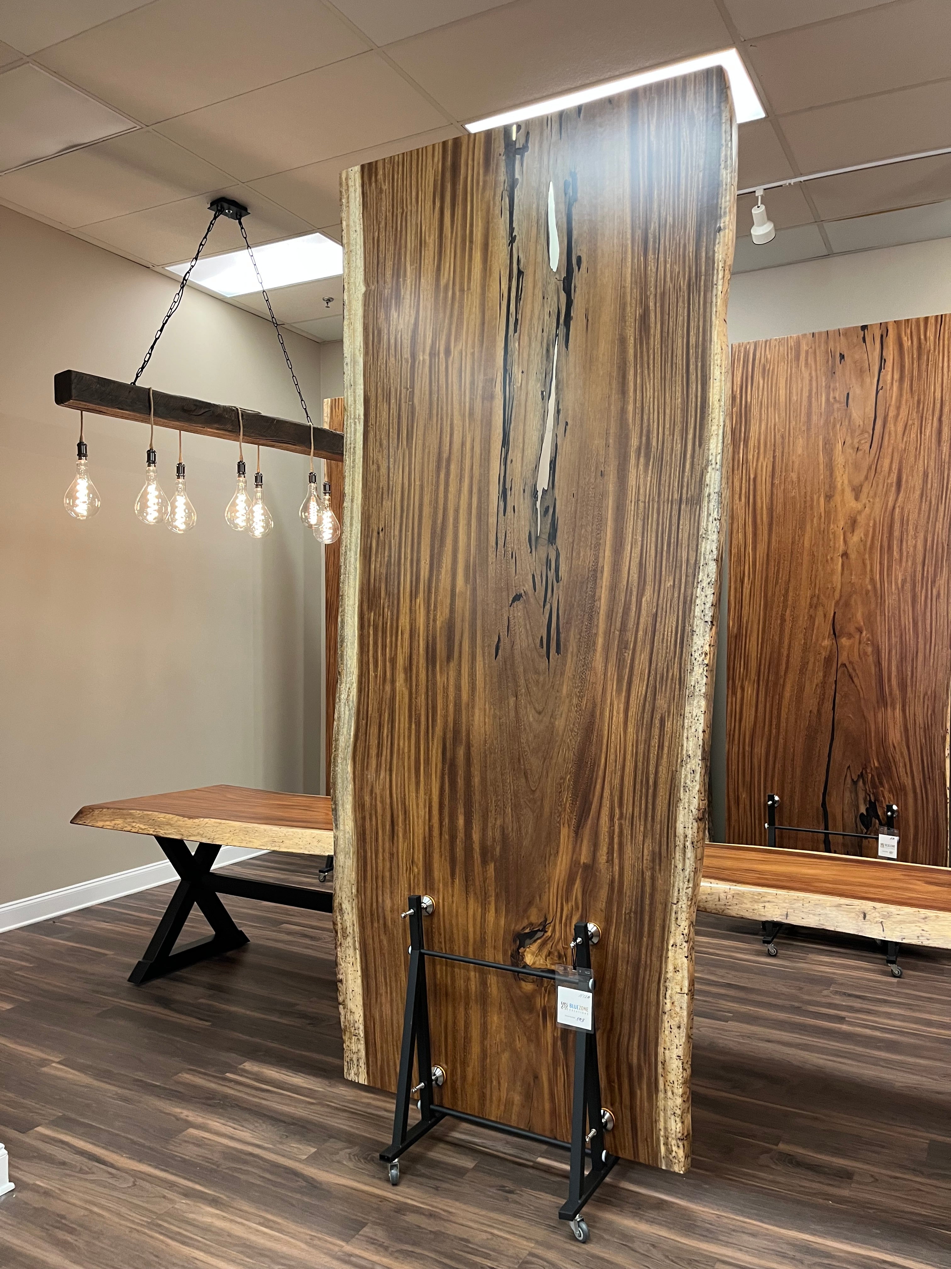 Nicoya 120" Guanacaste Live Edge Dining Table - Natural - SN503