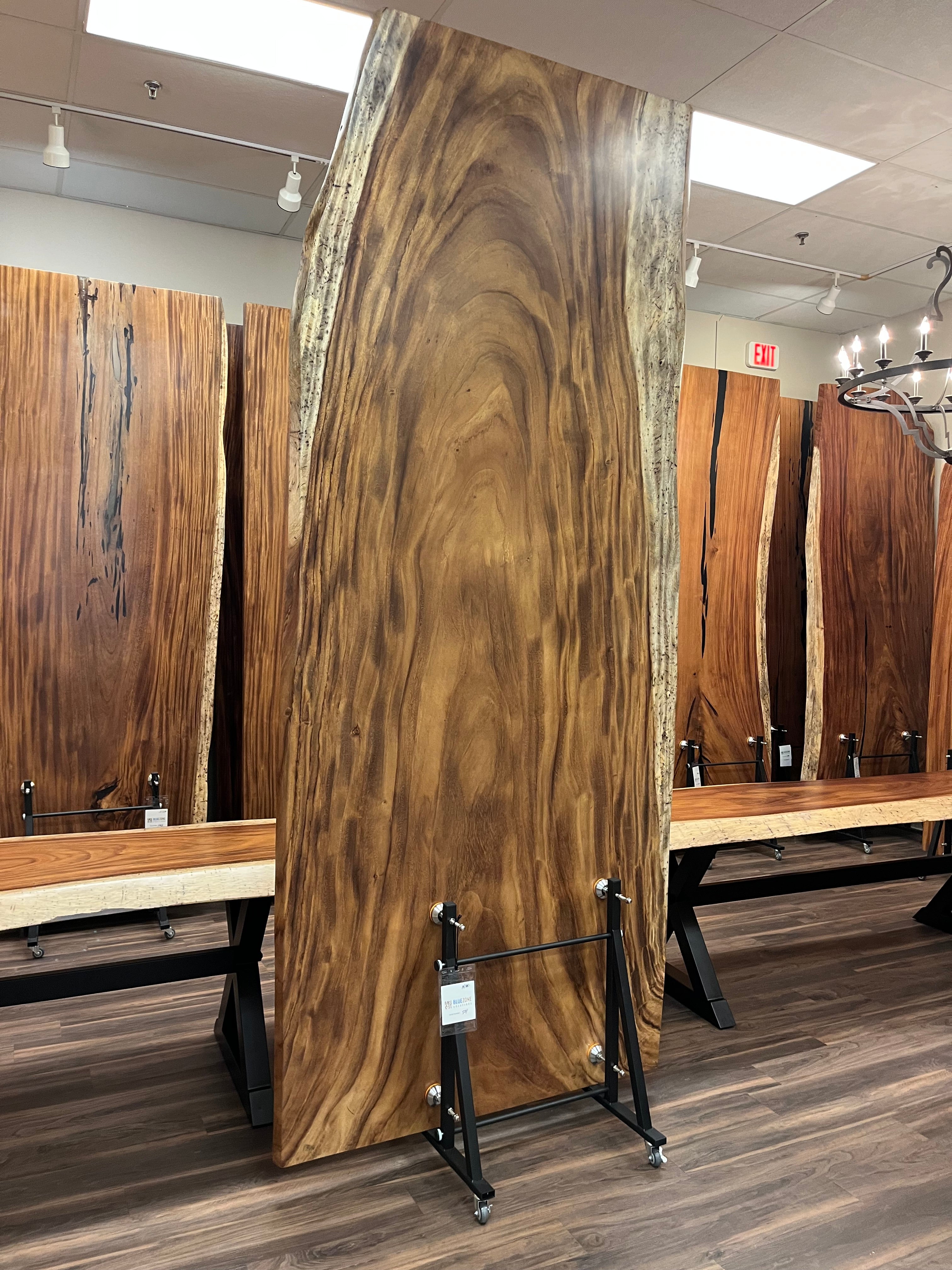 Nicoya 120" Guanacaste Live Edge Dining Table - Natural - SN501